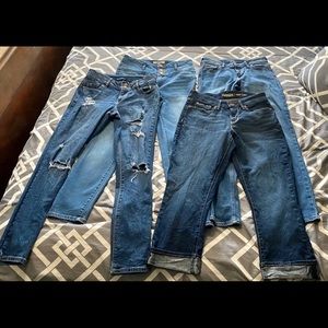 Size 6 junior jeans (Lot of 3)